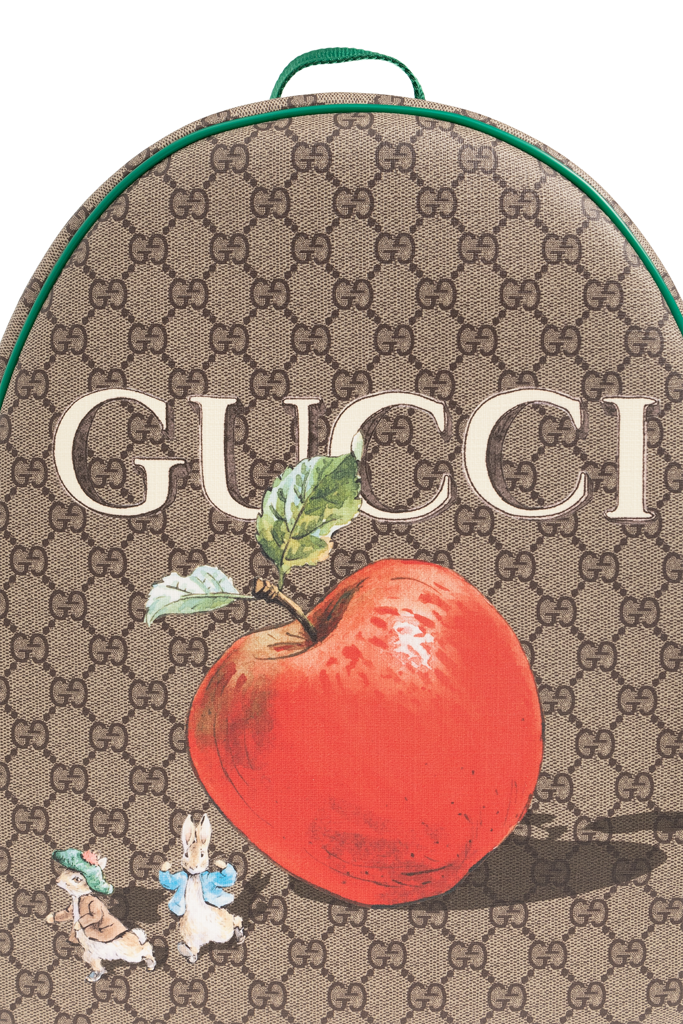 Beige Backpack with logo Gucci Kids - SchaferandweinerShops